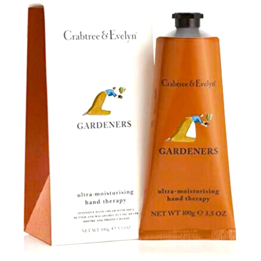 Crabtree & Evelyn GARDENERS Moisturising Hand Therapy Cream 3.5 oz 100ml 2 pak